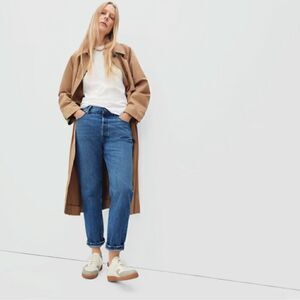 Everlane- Relaxed Straight Fit Jeans Washed Indigo Organic Cotton, Size 27